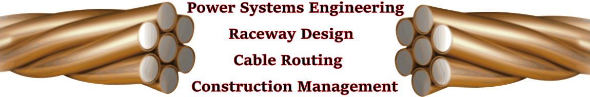 The four primary functions of the Aeries CARS electrical design software solution are centered between two large conductor cables.